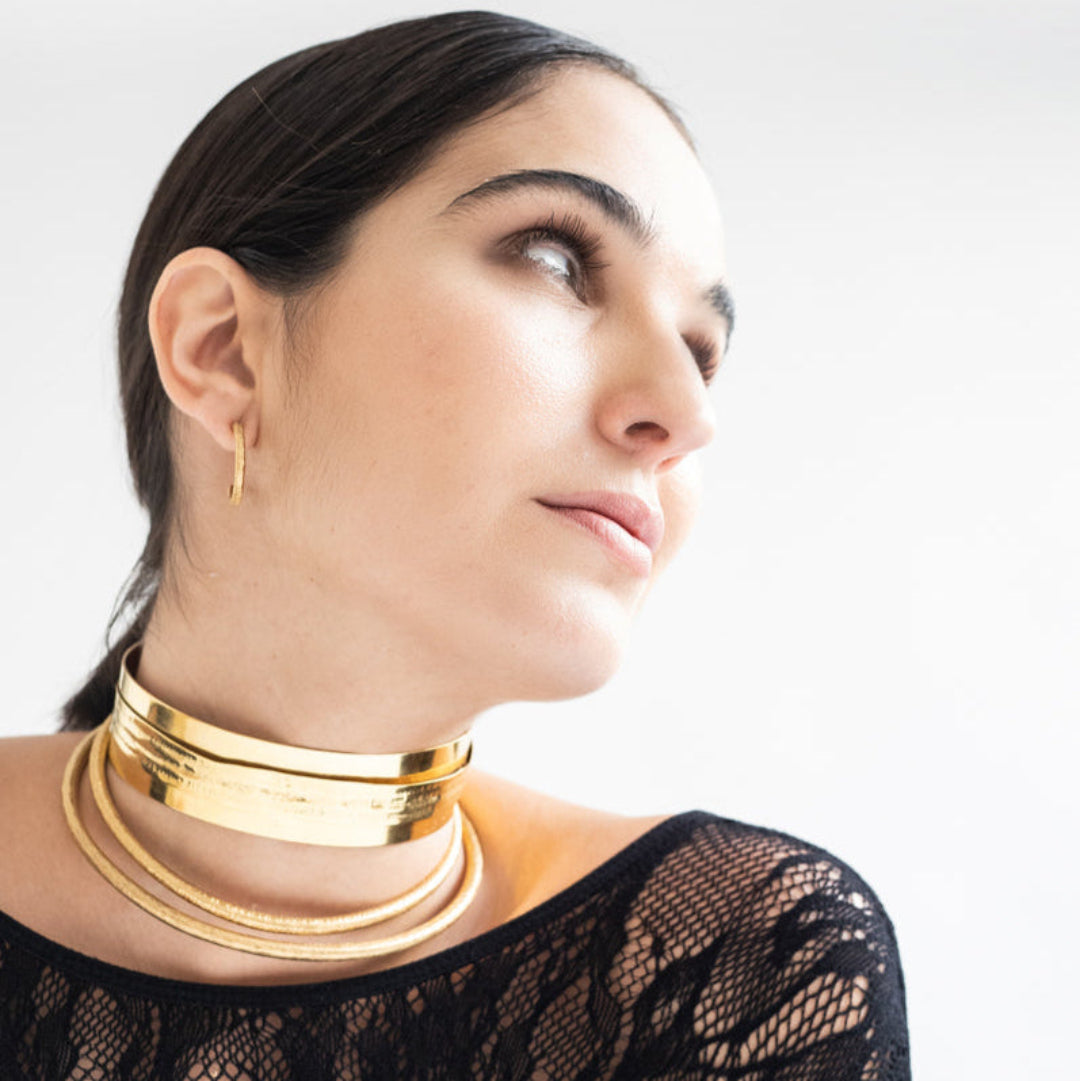 TEXTURED EARRINGS