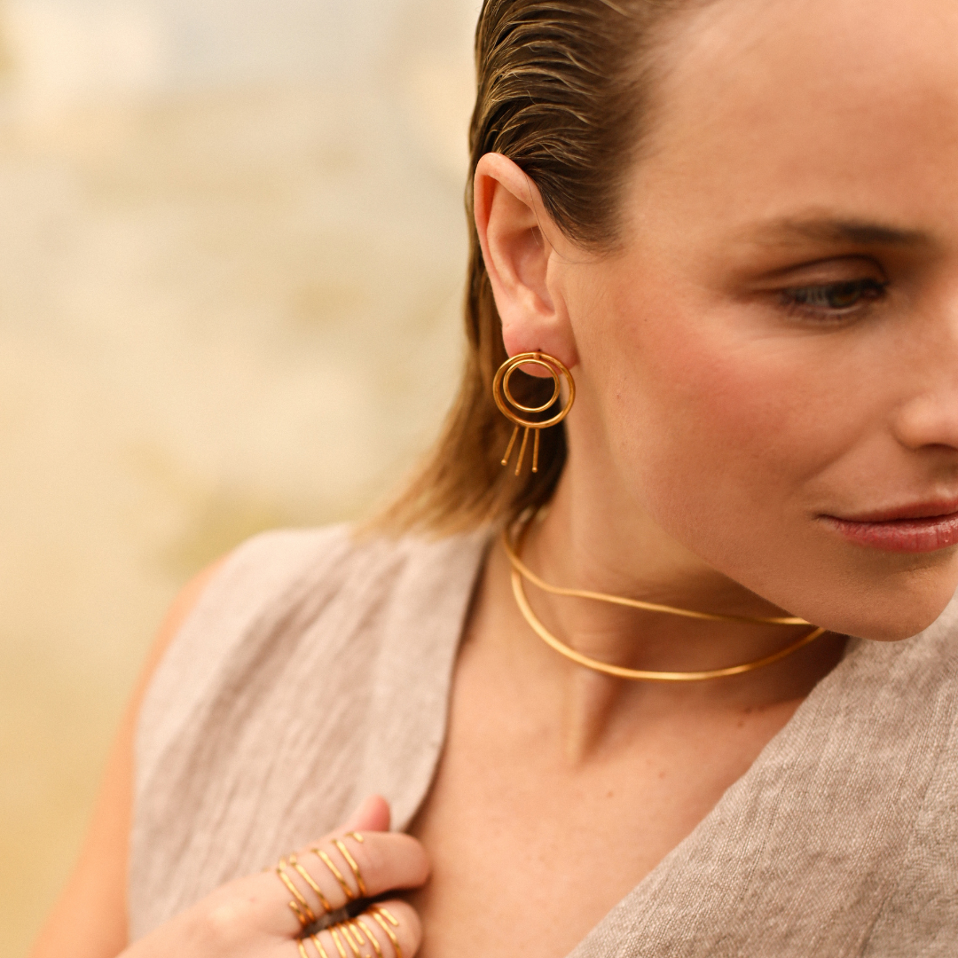 DOUBLE EARRINGS